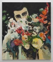 Paulina Olowska, Portrait with Flowers (after M.), 2009. Courtesy Galerie Daniel Buchholz, Cologne/Berlin