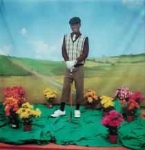 Samuel Fosso, The Golfplayer, 1997, Deutsche Bank Collection. Courtesy Galerie Jean Marc Patras, Paris