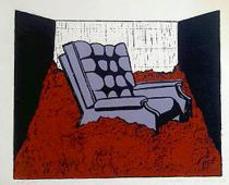 Maria Lassnig, The Chair, 1969, Deutsche Bank Collection
